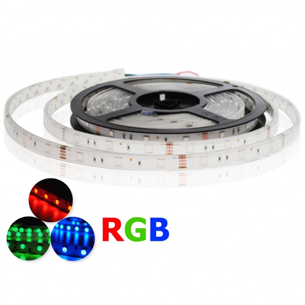 Flexibele Waterdichte IP68 LED strip RGB 5050 30 LED/m - Per meter